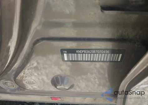 2011 Kia Sportage Lx z USA, uszkodzony, nr VIN KNDPB3A21B7070496